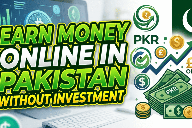 Earn Money Online in Pakistan without Investment (Working in 2026)