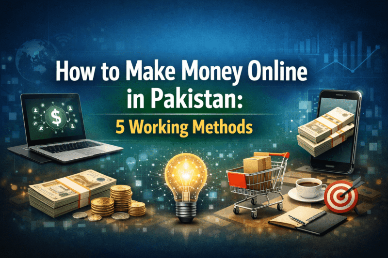 How to Make Money Online in Pakistan 5 Methods
