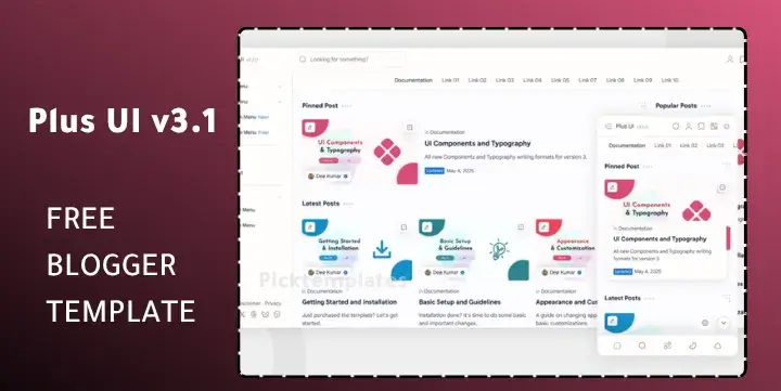 Plus UI Blogger Template – Free & Premium Download v3.2.0