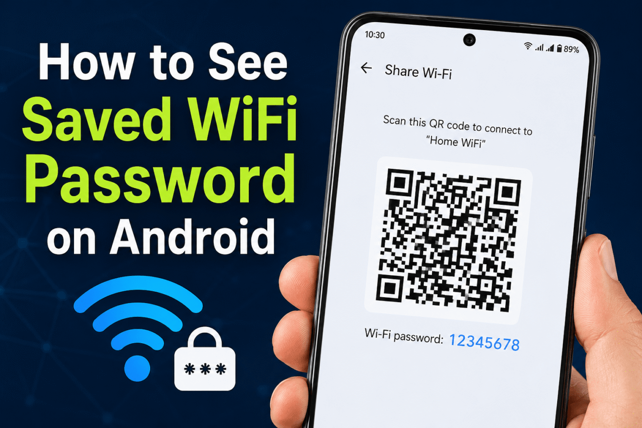 how to find saved wifi password on android